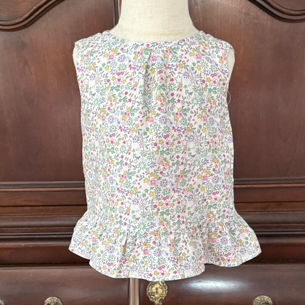GAP Girls Floral Peplum Top Multicolor Blouse VGUC Bundle Item